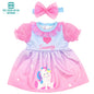 Fits 17-18inch American Doll and New Born Doll Clothes Fashion Dresses, Hooded Jumpsuit, Cardigan Strap Skirts Toys Gifts