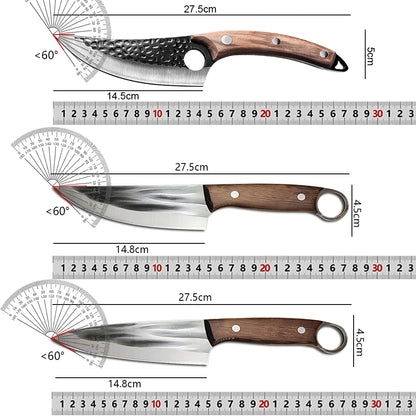 Professional Boning Knife Sharp Meat Cleaver Fish Vegetable Barbecue Slicing Butcher Slaughter Chef Cooking Kitchen Knife