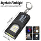 Portable LED Work Light Clip On Hat Light, Mini USB Rechargeable EDC Flashlight for Fishing Home Emergency Camping Headlamp