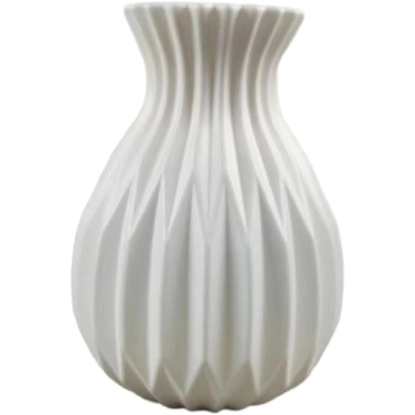 Plastic Vase White Imitation Ceramic Flower Pot Nordic Decor Wedding Home Table Outdoor Diy High Quality Gift Prop Bonsai Garden