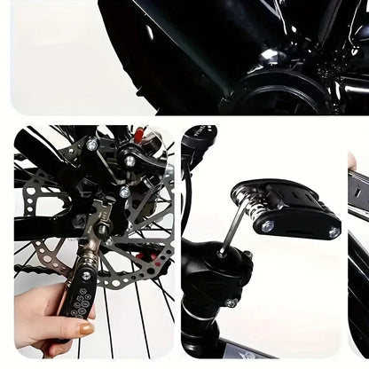 16 In1Bycicle Repair Tool Kit Mini Fold Repair Tool Kit Multi-Function Hex Wrench Nut Tire Bike Hex Allen Key Screwdriver Amagi