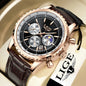 Relogio Masculino LIGE New Men Watch With Full Steel Waterproof Luminous Quartz Watch For Men Fashion Military Date Chronograph