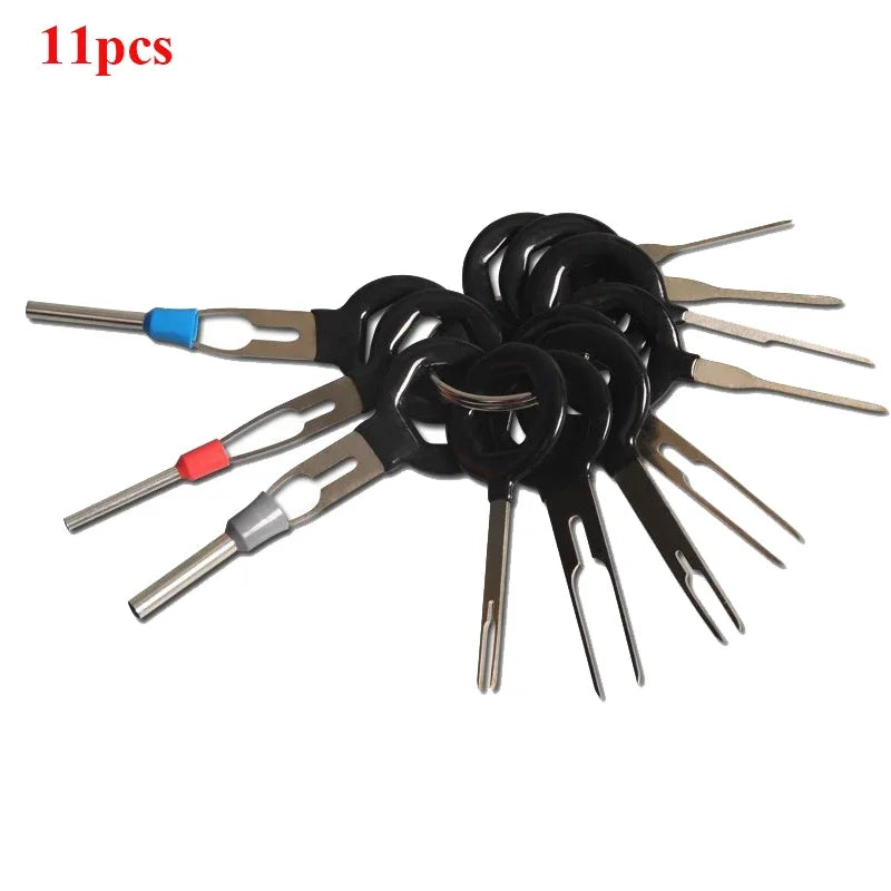 Automotive Terminal Removal Tool Electrical Wiring Crimp Connector Puller Release Pin Extractor Kit for Car Plug Repair Tools