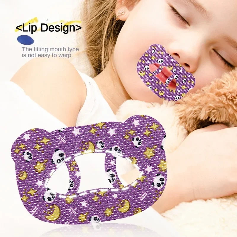 30Pcs Anti-Snoring Stickers Children Adult Night Sleep Lip Nose Breathing Improving Patch Mouth Correction Orthosis Tape