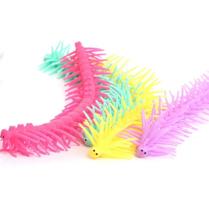 Cute Caterpillar Unicorn Animals Squishy Kids Sensory Fidget Decompression Toys for Children Adults Autism Stress Relief Gifts