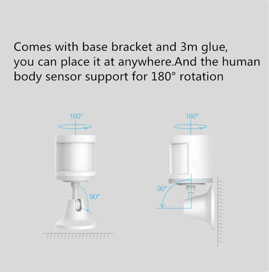 Aqara Motion Sensor Smart Human Body Sensor Body Movement Wireless ZigBee Wifi Gateway Hub Smart Home Homekit For Xiaomi Home