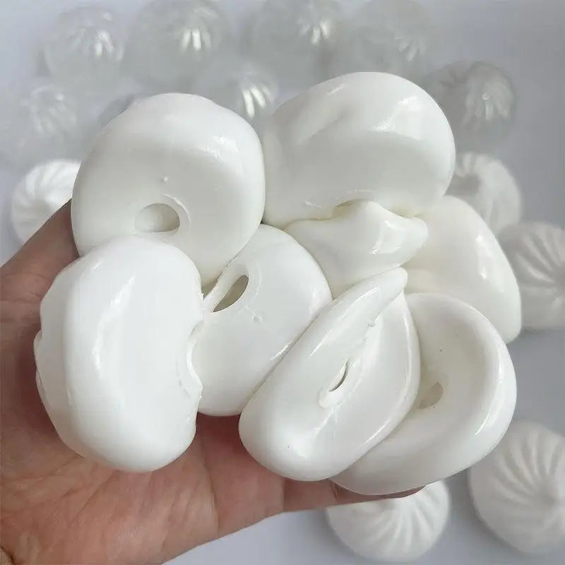 Dumpling Stress Ball Shell DIY Kit 1/5/10Pcs Stress Relief Toy Home Travel Decor For All Ages