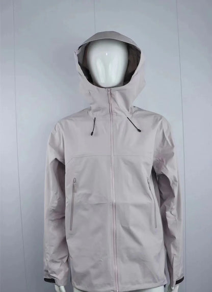ARC BETA Lightweight Embroidery Logo Rain Jacket Sports Ski Camping Outdoor Windproof Waterproof Three Layer Unisex Coat