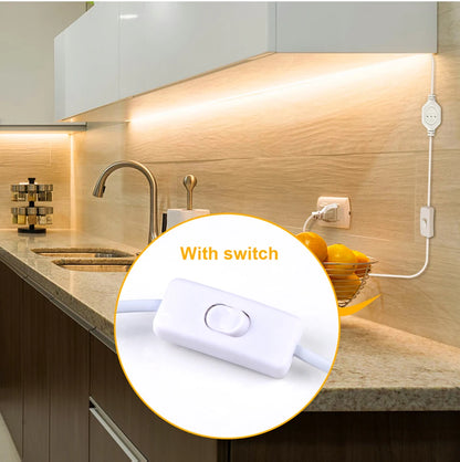 1-35M COB Strip Light Pure Silicone Tube 288LEDs/M High Bright Flexible String Lamp Waterproof 220V 110V For Villa Garden Yard