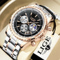 Relogio Masculino LIGE New Men Watch With Full Steel Waterproof Luminous Quartz Watch For Men Fashion Military Date Chronograph