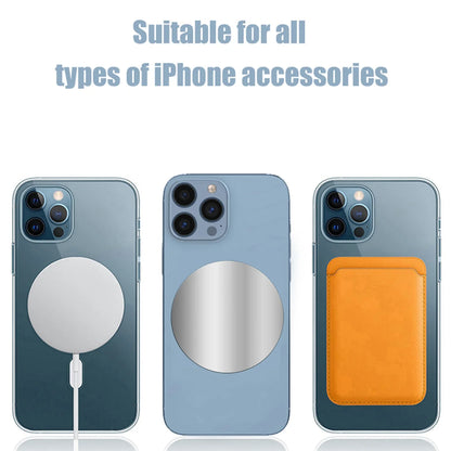 1-5PCS 8CM Magnetic Metal Plate Disk for Mobile Phone Tablet Universal Self Adhesive Iron Disk Patch Sticker for Magnetic Holder