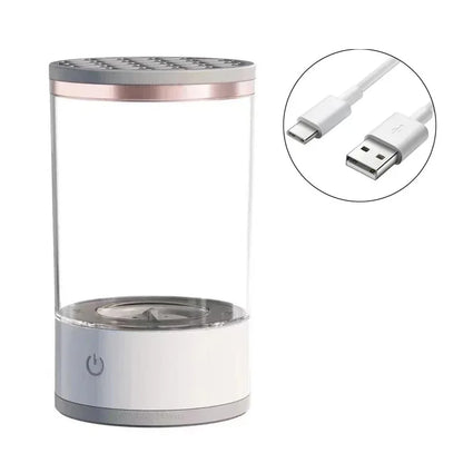 USB Powered Makeup Brush Washer & Dryer Odorless Battery-Free Plug-and-Play Makeup Cleaner Essential Beauty Accessory