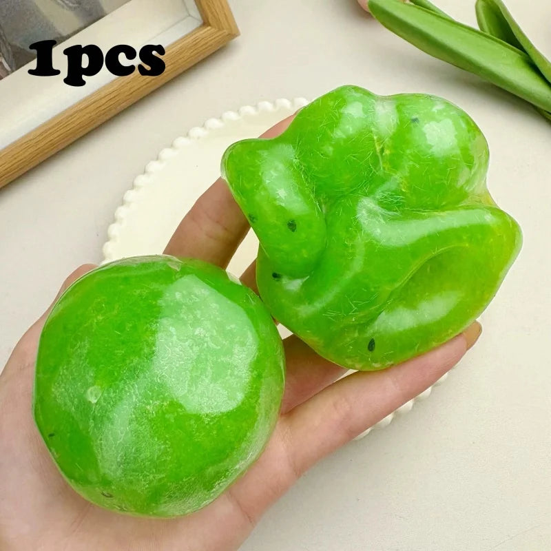 Vaseline Shasha Noisy Ball Watermelon Potato Kiwi Slushy Fidget Toy Asmr Squeeze Moldable Anxiety Relief Portable Decompression