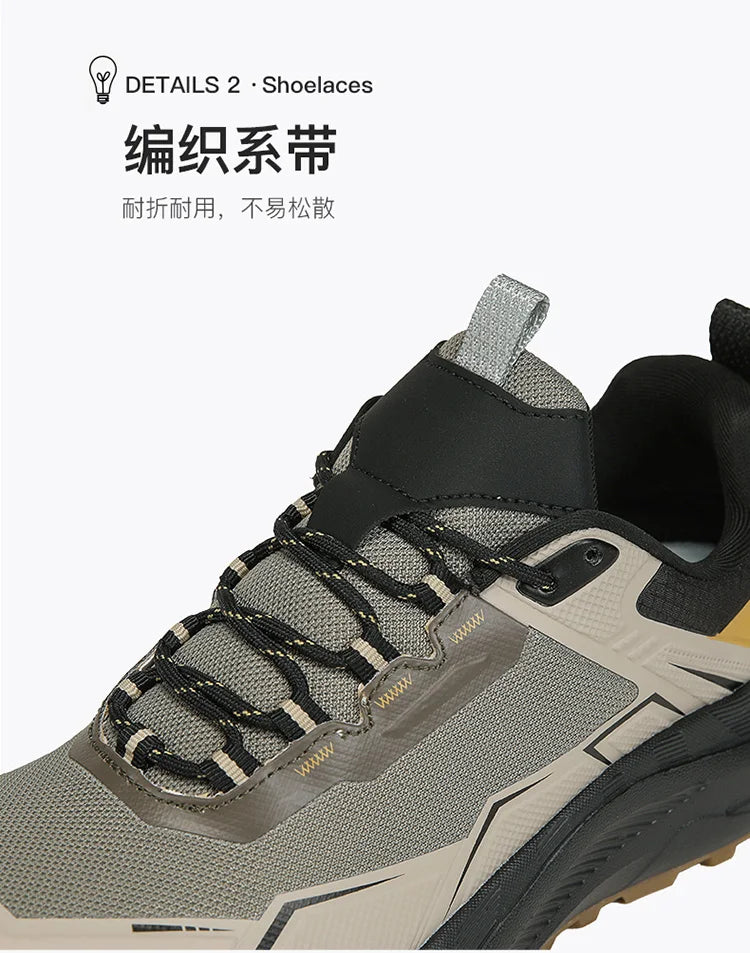 Men's Summer Breathable Non-slip Athletic Shoes, Cushioning Casual Footwear for Running, Travel, Outdoor Hiking and Mountaineeri