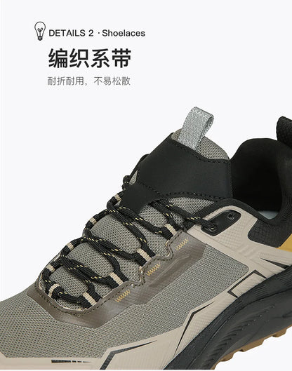 Men's Summer Breathable Non-slip Athletic Shoes, Cushioning Casual Footwear for Running, Travel, Outdoor Hiking and Mountaineeri