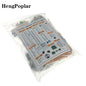 1818PCS Electronic Components Diy Kit Metal Film Resistor Assortment Kit led Diodes Electrolytic Capacitor Ceramic Set