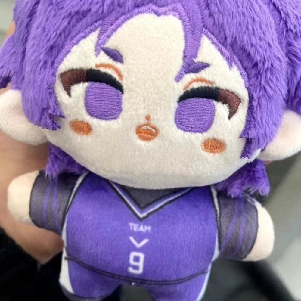Mini Anime Plush Toys Michel Caesar Mikage Reo Nagi Seishiro Chigiri Hyoma Bachira Meguru Cute Stuffed Starfish body Doll Gifts