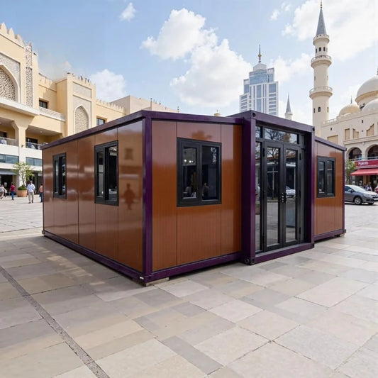 Hot Sale 20Ft Expandable Container House Portable Foldable Prefab Home with 1 2 3 Bedroom