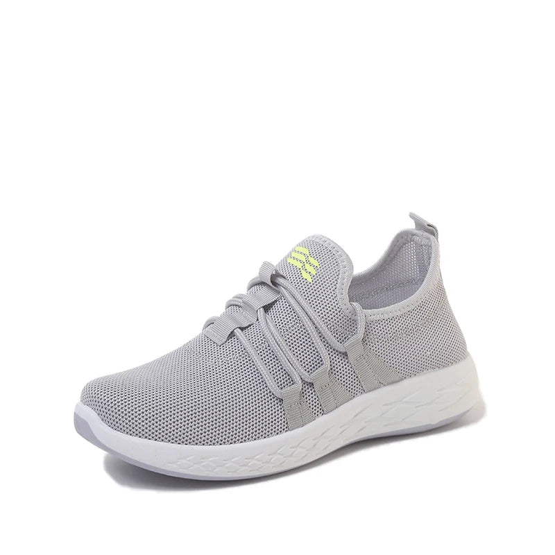 Women's Mesh Slip-On Sneakers, Breathable Casual Athletic Shoes, Comfortable Lightweight Walking Shoes for Daily Use