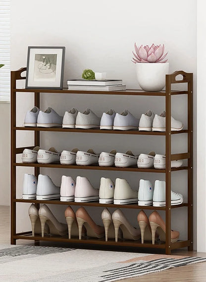 High Quality Bamboo Shoe Shelf Shoes Storage Organizer Shoe Storage Cabinet