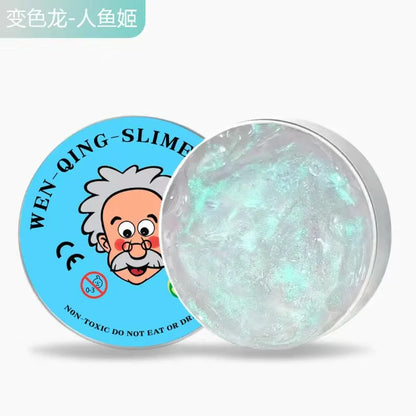 Reusable Putty Liquid Crystal Bouncy Slime Toy Set Kid Safe Mud Stress Relief Toys Color Clay  Handmade DIY Handgum Playdough