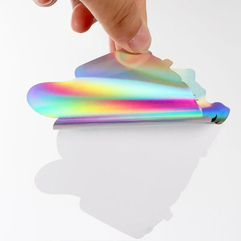 150pcs Customized Holographic Stickers Cutout Vinyl Personalized Party Labels Decal Custom Wedding Business Logo Motor Stickers