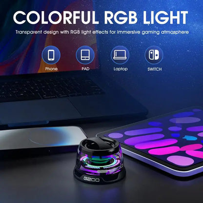 Magnetic Mini Smart light Audio Bluetooth Speaker, G200 5W  Speakers Wireless with Bluetooth 5.3, RGB Light, Game Mode, 7H Playt