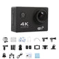 Action Camera Ultra HD 4K/30fps WiFi 2.0-inch 170D Underwater Waterproof Helmet Video Recording Cameras Sport Cam