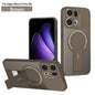 Shockproof Bracket Armor Magnetic Holder Case For OPPO Reno 13 13F Reno13 Pro Reno13F 5G Magsafe Wireless Charge Cover