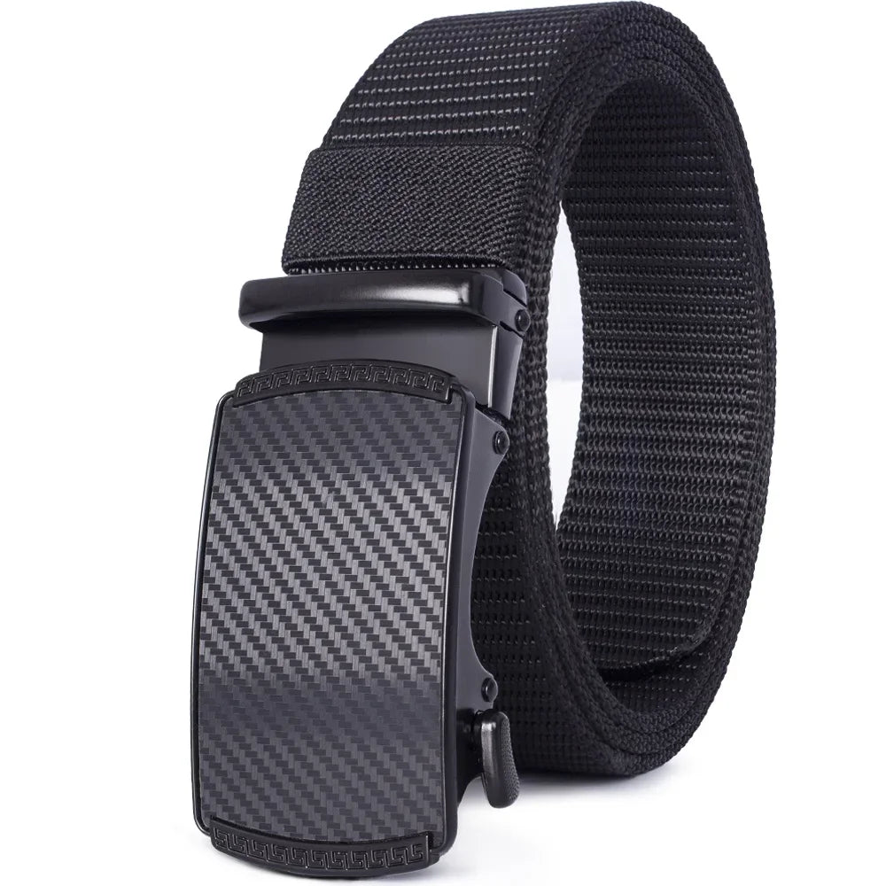 Automatic Buckle Light Comfortable Nylon Military Belt Outdoor Hunting Multifunctional Tactical Canvas Belt High Quality Men Bel
