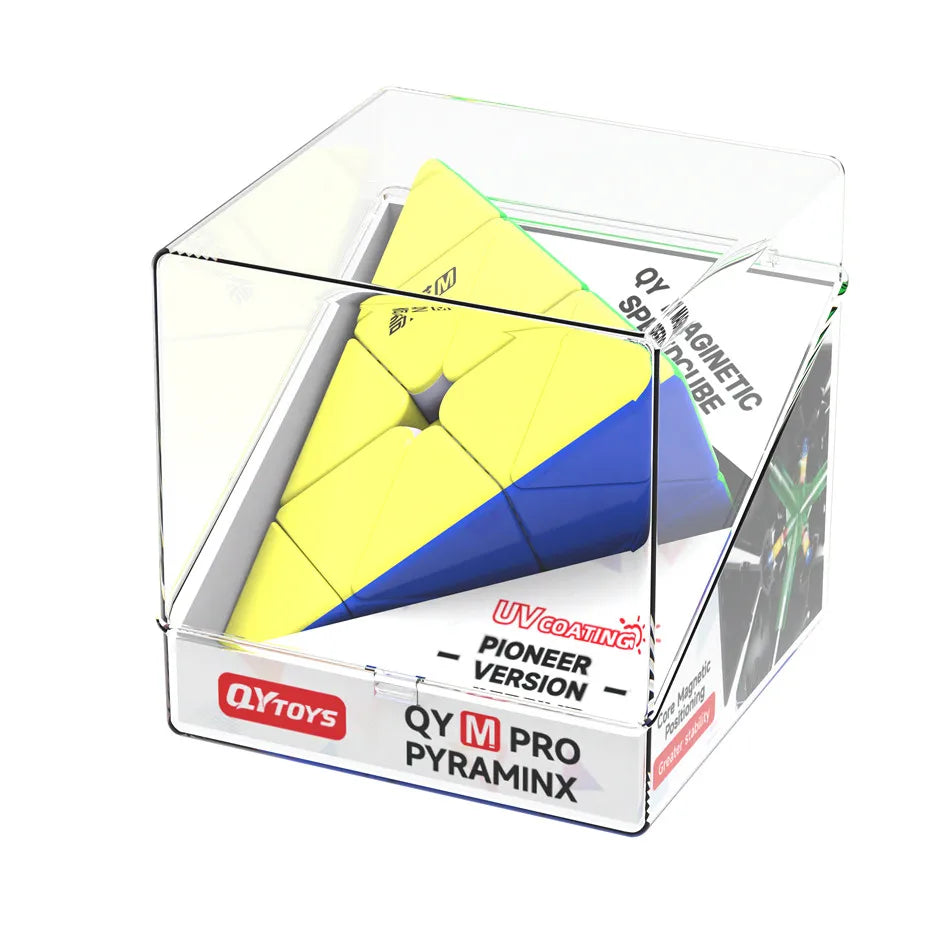 QiYi M Pro Series 2x2 3x3 4x4 Pyramid Magnetic Magic Cube Professional Speed Cubes Education Puzzle  Cubo Magico Toys Gifts