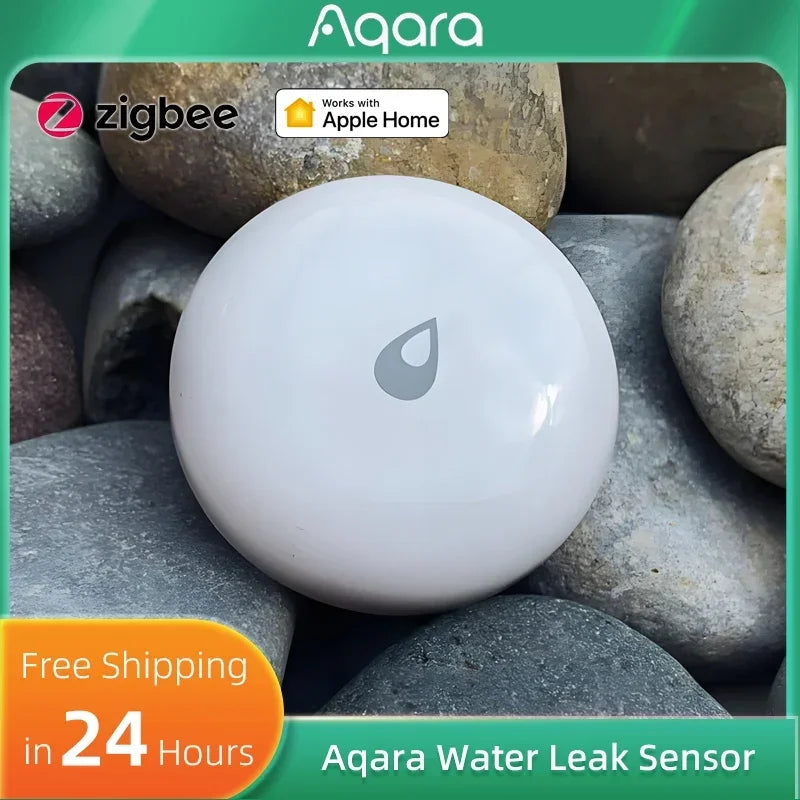 Aqara Water Leak Sensor SJCGQ11LM Zigbee Flood Detector Alarm Security Water Immersing Detector for Mijia Apple Homekit APP