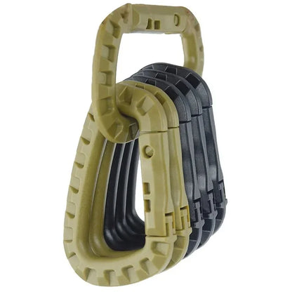 1-10Pcs Military tactical carabiner Clips Accessories D-Ring Buckle Mountaineering Carabiner Backpack Hanging Key Outdoor gadget