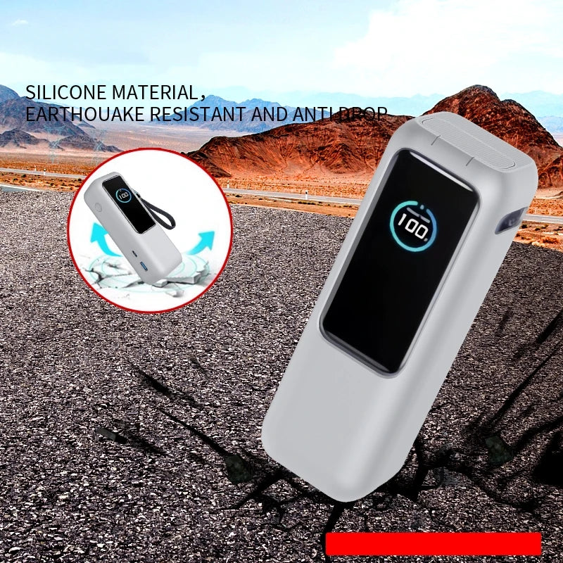 Silicone Case for Anker Zolo 25000mAh 165W Power Bank Protective Case Portable Travel Carrying Case