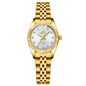 CHENXI Hot Sale Luxury Women's Golden Stainless Steel Small Dial Watch Quartz Charm Dress Trendy Wristwatch for Fashion Lady