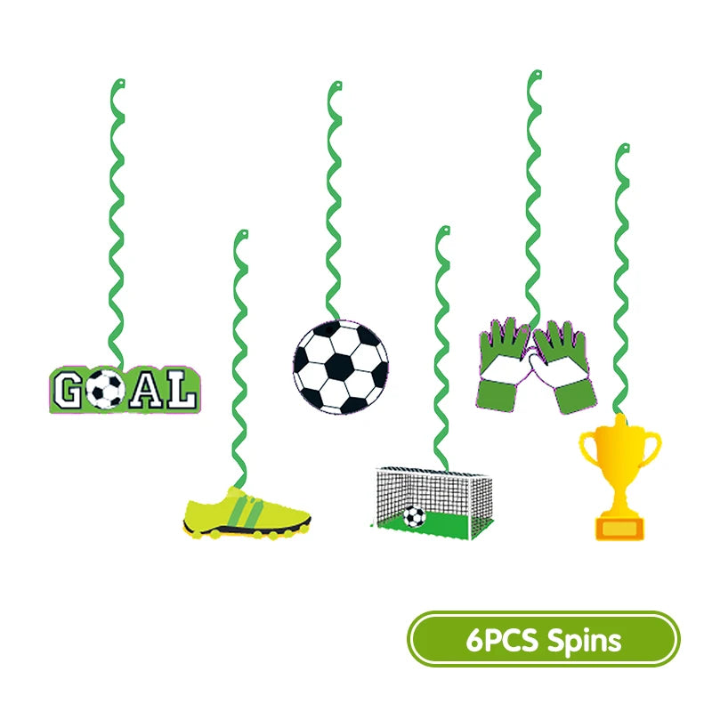 Football Birthday Decoration Party Supplies Tableware Balloons Set Candy Gift Boxes Football Birthday Gifts Kids Birthday Favors