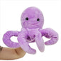 Kids Toy Hand Doll Sea Animal Puppets Stuffed Animal Turtle Whale Plush Shark Puppet Octopus Crab Telling Story Early Education