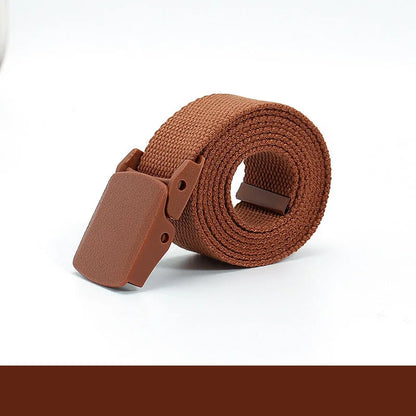 Colorful Canvas Tactical Belt Unisex Fashion Casual Luxury Trend Jeans Accessories Youth Nylon Girdle Cute Kids Hunting Belt