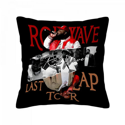 Hip Hop Rapper Rod Wave Pillowcase Pillow Covers Decorative Cushions Cover Sleeping Pillows Room Decorating Items Anime Home