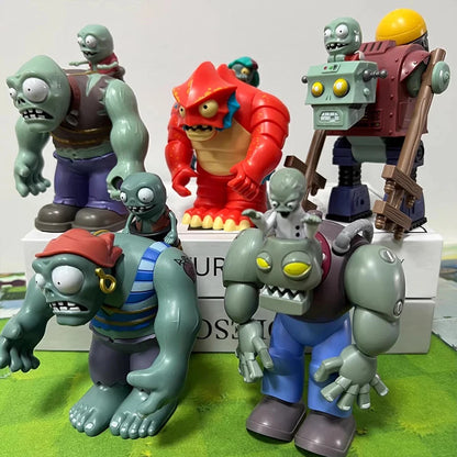 New Large Plants vs Zombies Figures Dr. Zomboss Peashooter Gargantuar Potato Mine Chomper Conehead For Kids Chrismas Toy Gifts