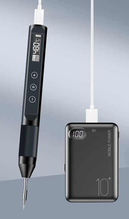 X210 Digital USB Soldering Iron Temperature Adjustable Smart Electric 30W Fast Heat Portable Welding Station Original Kit repair