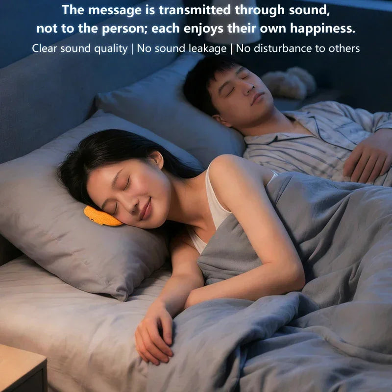 Under Pillow Sleep Speaker 3-Level Timer Wireless Bluetooth 5.4 HiFi Audio with Built-in White Noise TF Card for Deep eaker 2026