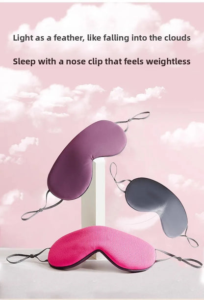 Double-sided Cool and Warm Dual-use Breathable Ice Silk Summer Eye Mask Blocks Light Without Pressing The Eyes Protects Sleep