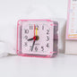 Table Clock Square Alarm Clock Small Alarm Electronic Bed Compact Travel Clock Quartz For Child Students Desk Alarm