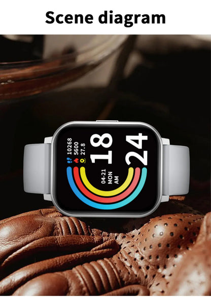 LIGE Fashion Smart Watch Women Bluetooth Call Women‘s Health Monitor Heart Rate Blood Oxygen Sports Fitness Smartwatch For Men