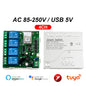 ZIGBEE Tuya eWelink Smart Home Automation Appliance Controller 1/2/4CH Switch Module for Garage Doors, Lights, Motors, Curtains