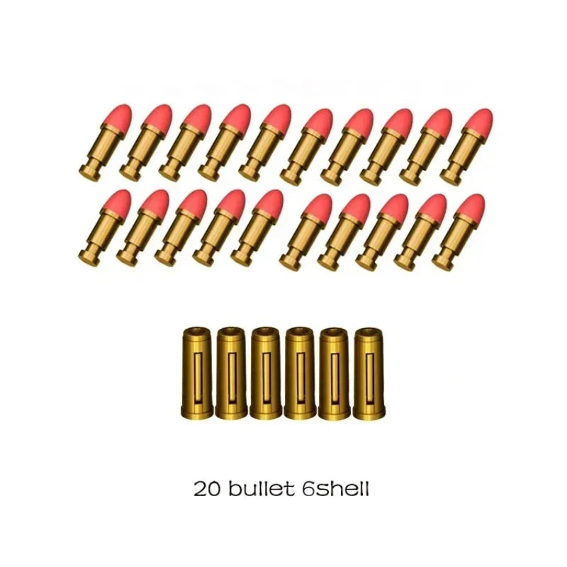 ZP5 357 Revolver Launcher Pistol EVA Soft Dart Bullet Toy Gun Airsoft CS Outdoor Shooting Game Kids Adult Gift