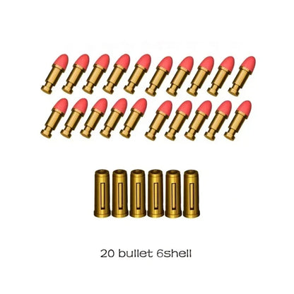 ZP5 357 Revolver Launcher Pistol EVA Soft Dart Bullet Toy Gun Airsoft CS Outdoor Shooting Game Kids Adult Gift