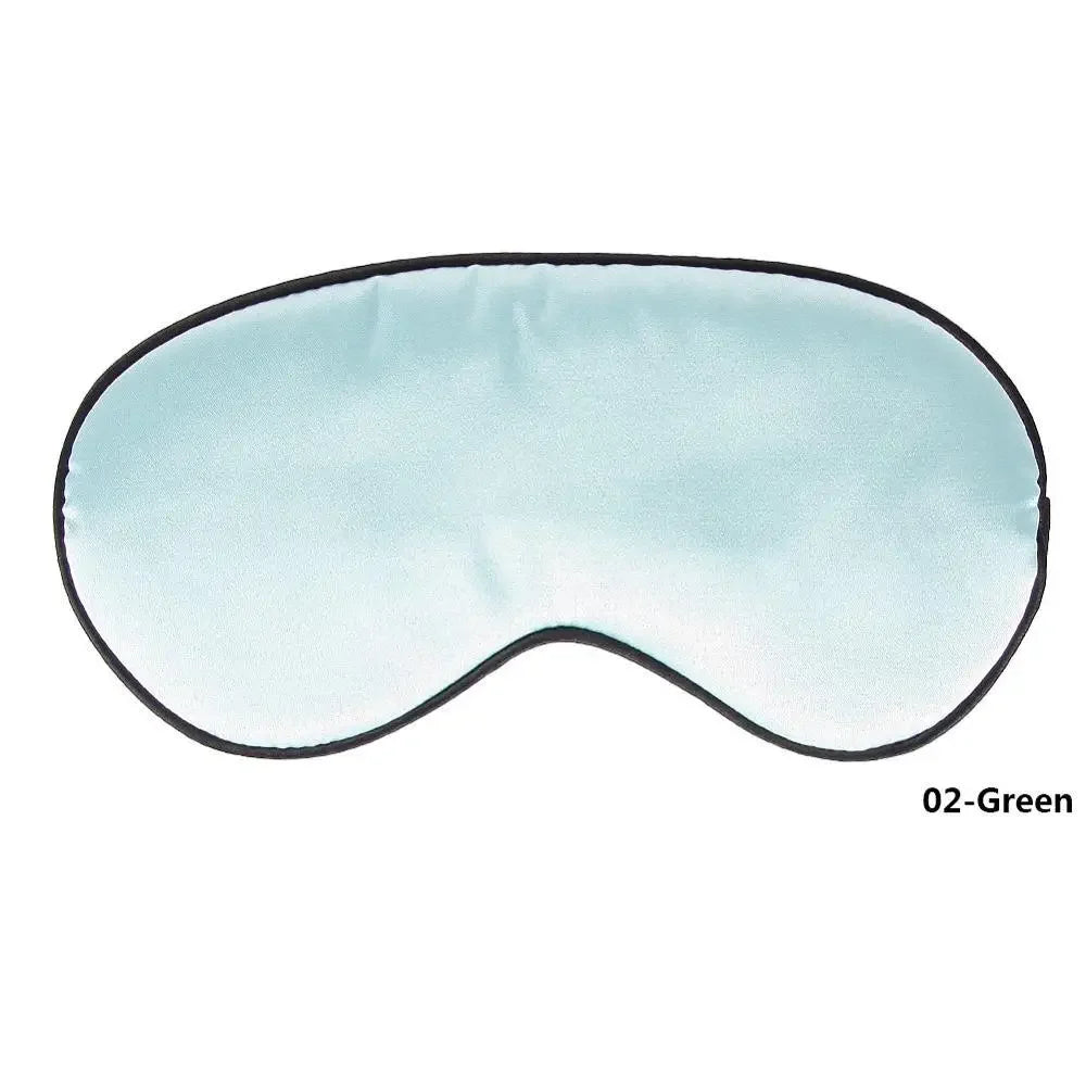 1Pc Pure Silk Sleep Natural Sleeping Eye Mask Eye Shade Cover Shade Eye Patch Women Men Soft Portable Blindfold Travel