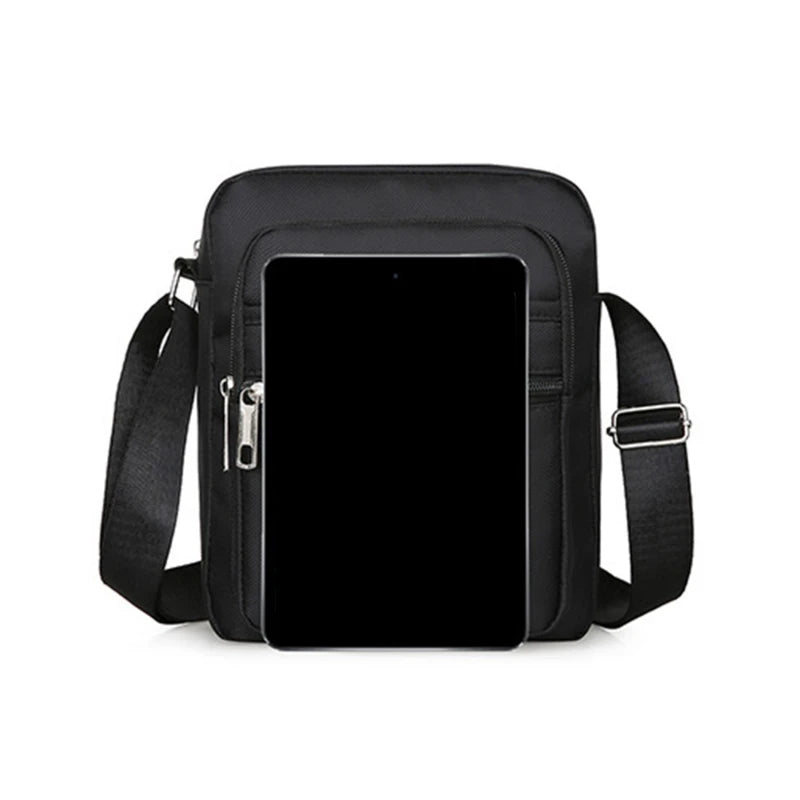 Waterproof Men Crossbody Bags Male Nylon Shoulder Bags Boy Messenger Bag Man Handbags For Travel Casual Large Satchel Grey Bags